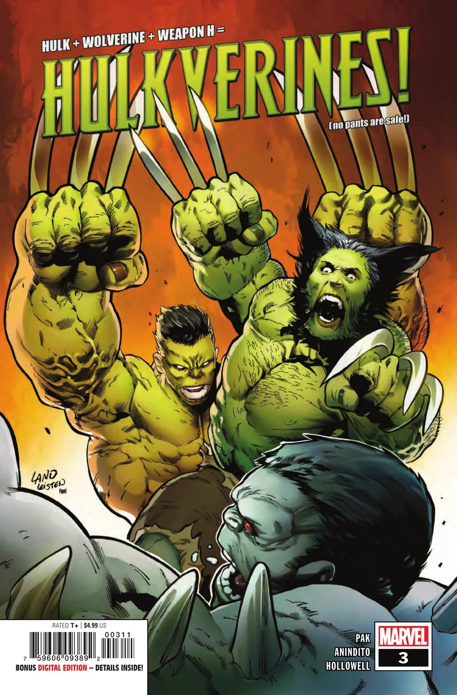 Cover of Hulkverines #3