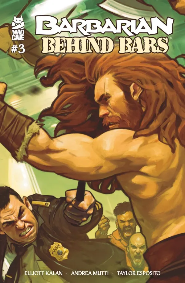 Cover of Barbarian Behind Bars #3