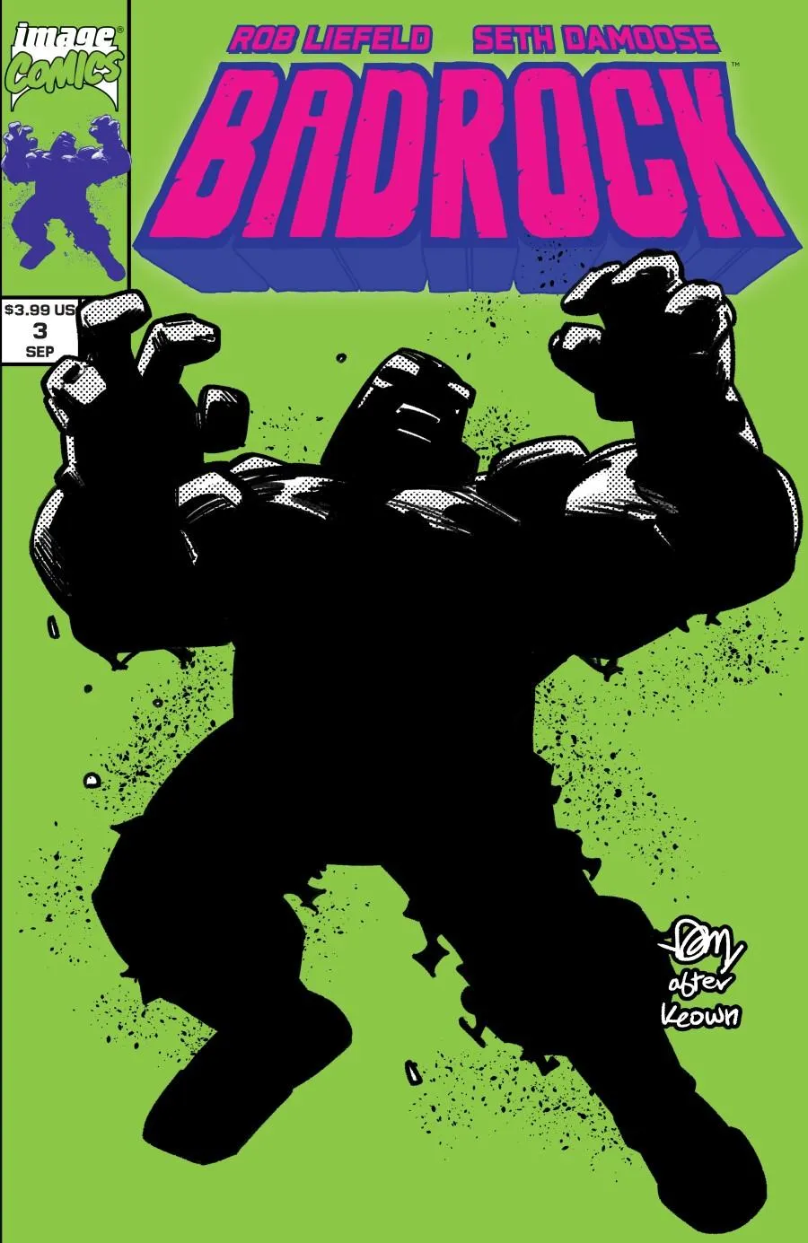 Cover of Badrock #3