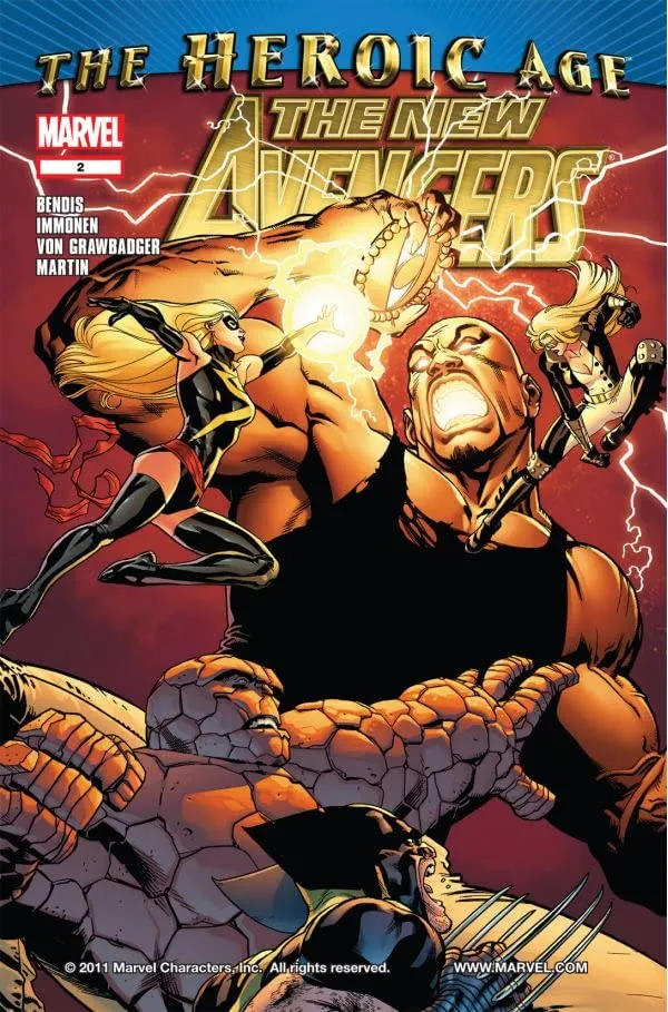 Cover of New Avengers #2