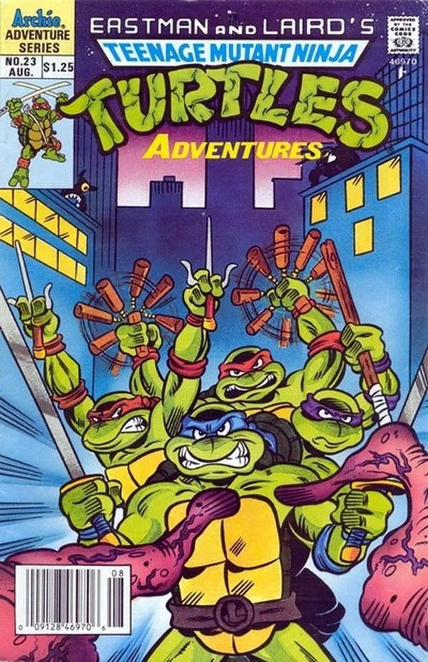Cover of Teenage Mutant Ninja Turtles Adventures #23