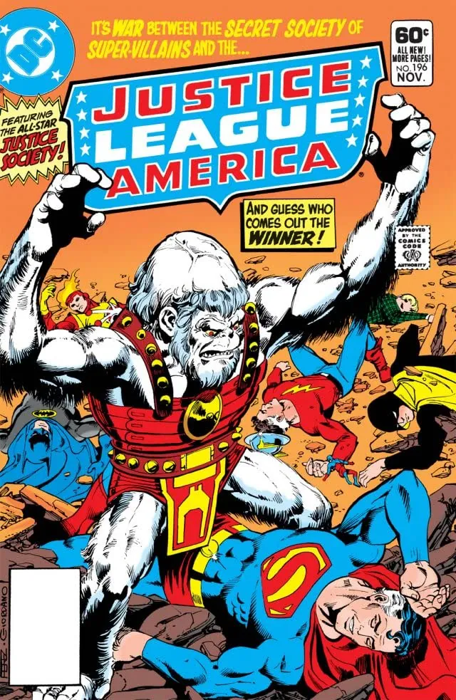 Cover of Justice League of America #196