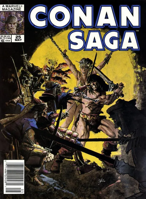 Cover of Conan Saga #25