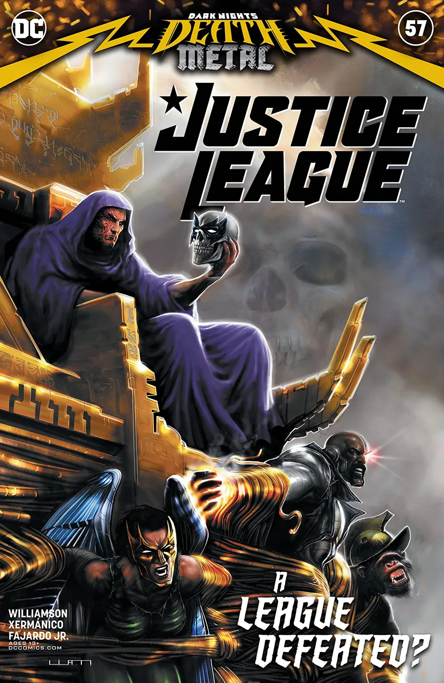 Cover of Justice League #57