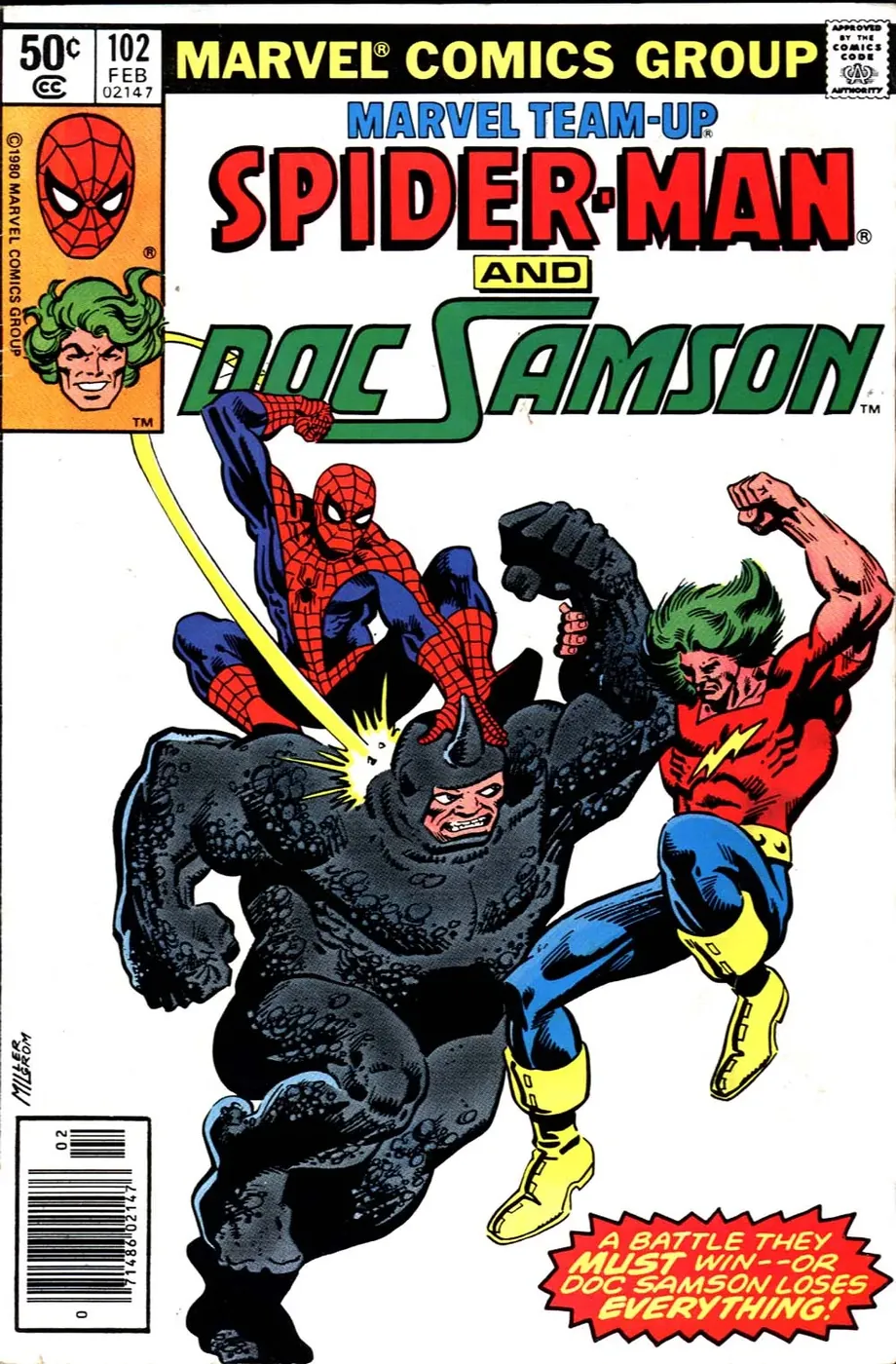 Cover of Marvel Team-Up #102