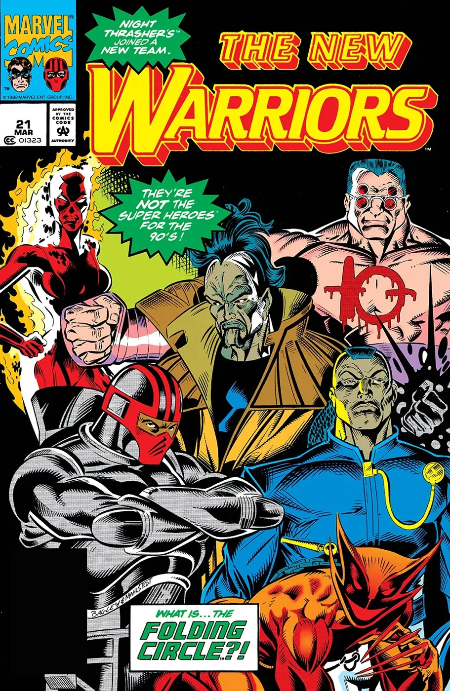 Cover of The New Warriors #21