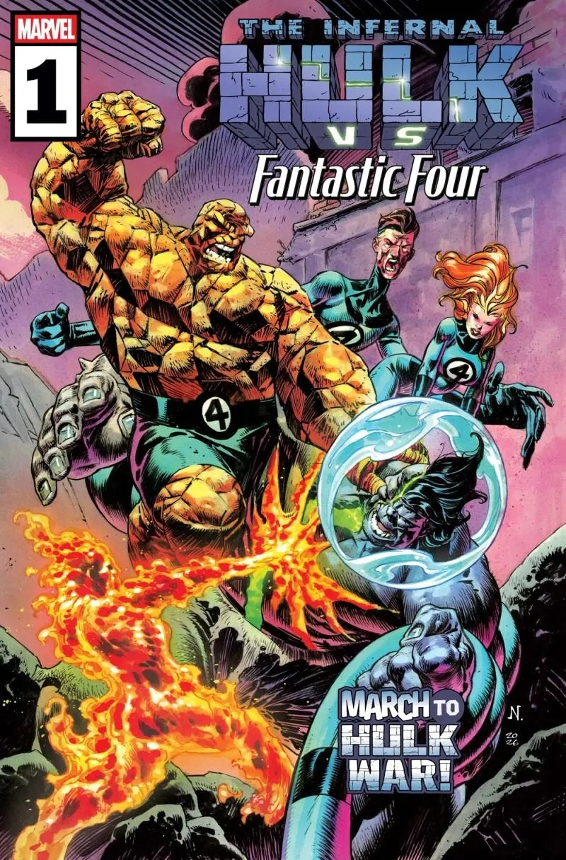 Cover of Infernal Hulk vs. Fantastic Four #1