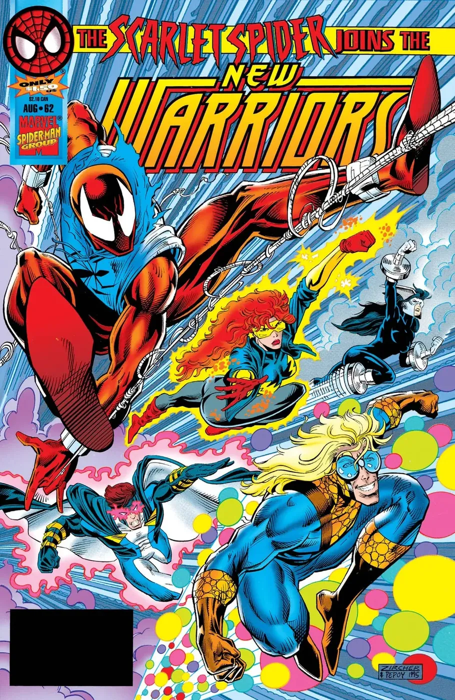 Cover of The New Warriors #62