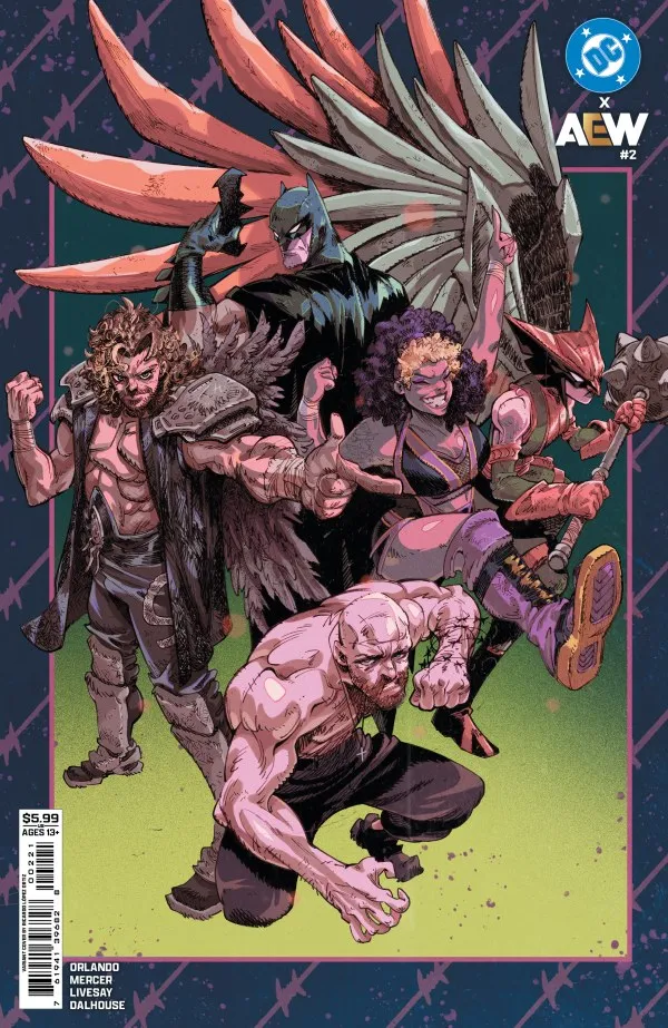 Cover of DC x AEW #2