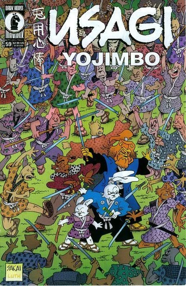 Cover of Usagi Yojimbo #59