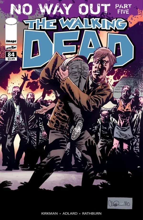 Cover of The Walking Dead #84