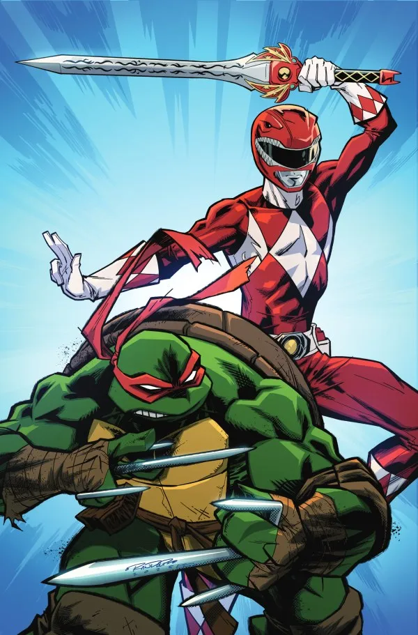 Cover of Mighty Morphin Power Rangers / Teenage Mutant Ninja Turtles III #2