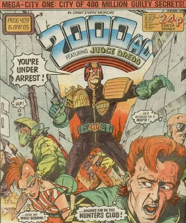 Cover of 2000 AD #409