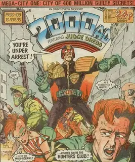 Cover of 2000 AD #409