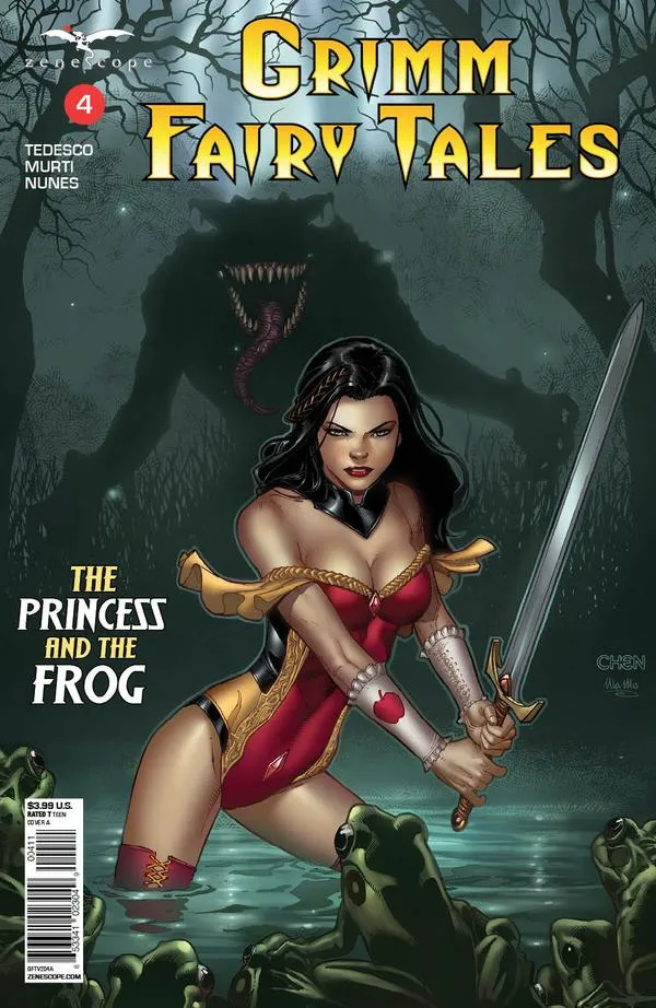 Cover of Grimm Fairy Tales #4