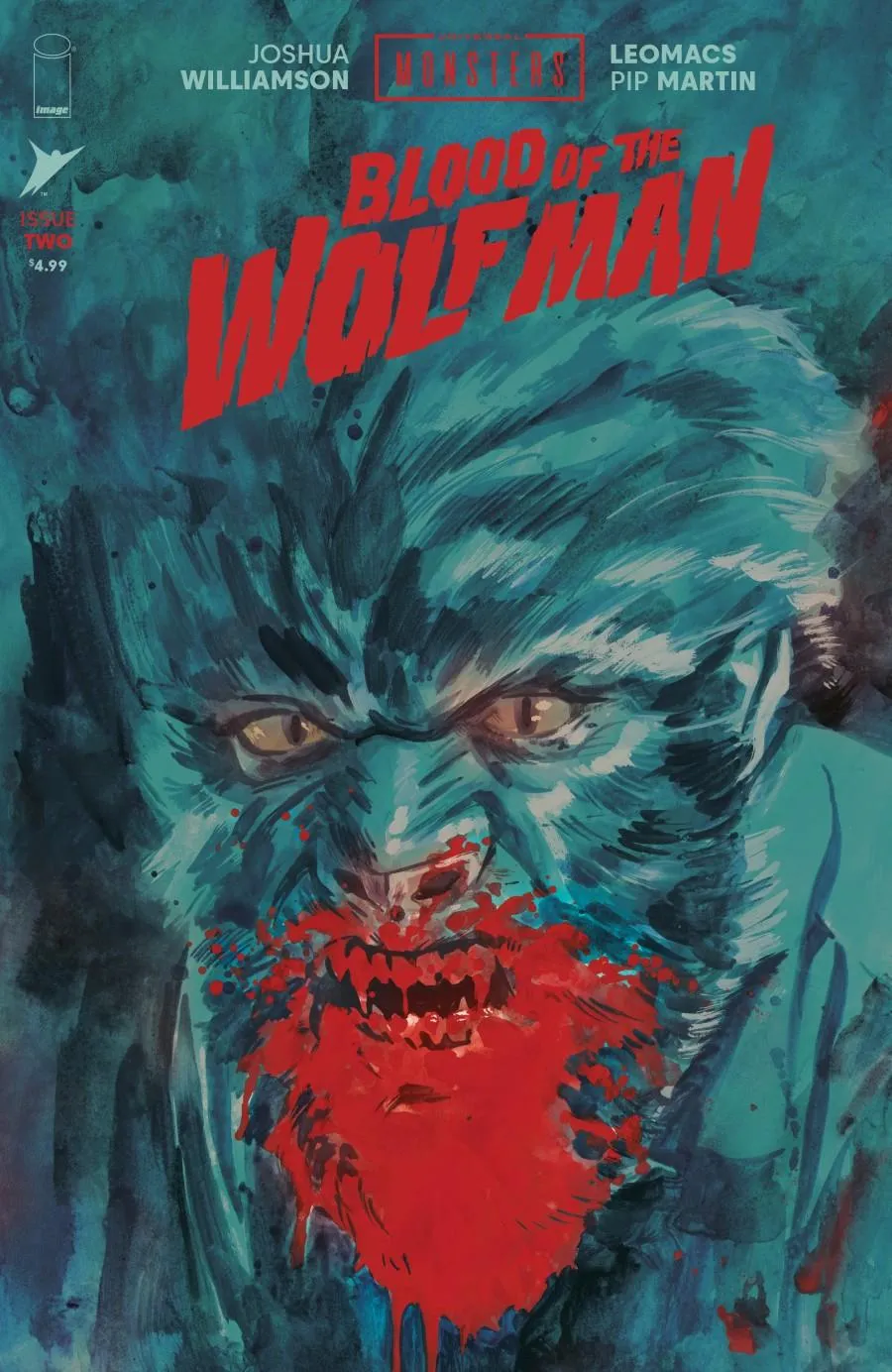 Cover of Universal Monsters: Blood of the Wolf Man #2