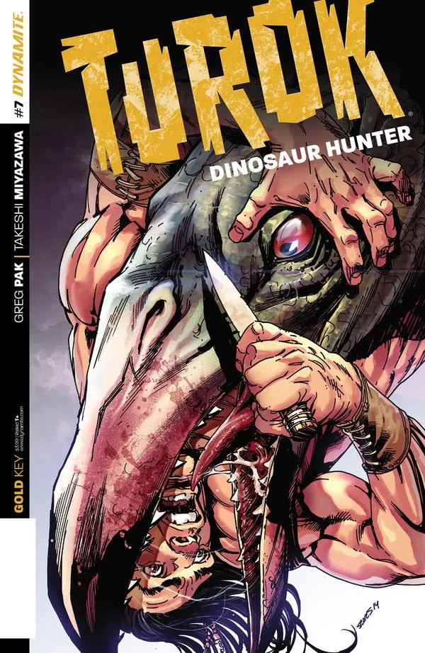 Cover of Turok: Dinosaur Hunter #7
