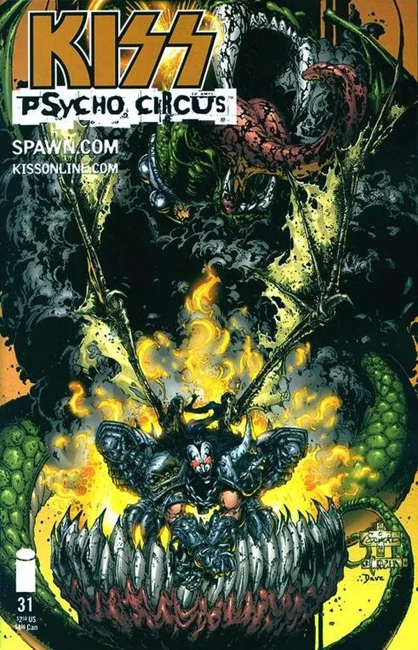 Cover of Kiss: Psycho Circus #31