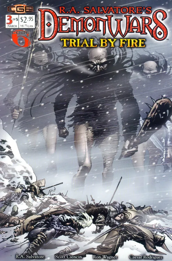 Cover of R.A. Salvatore's DemonWars: Trial by Fire #3