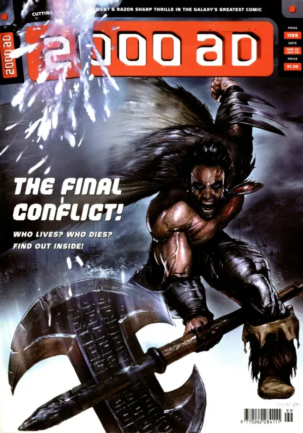 Cover of 2000 AD #1199