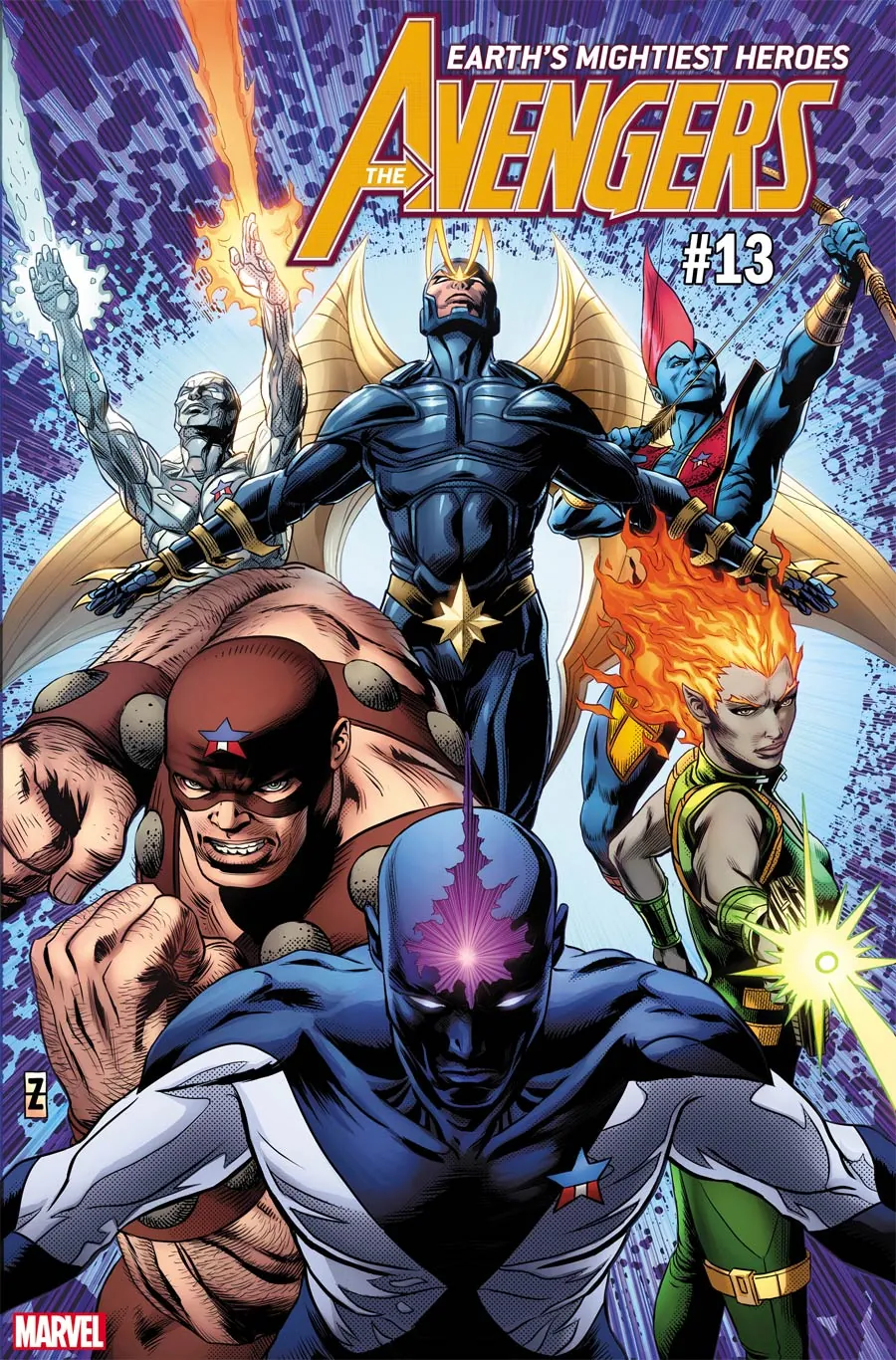 Cover of Avengers #13 (703)