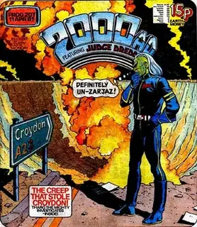 Cover of 2000 AD #207