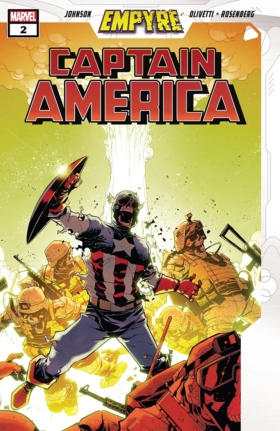 Cover of Empyre: Captain America #2
