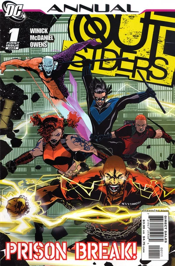 Cover of Outsiders Annual #1