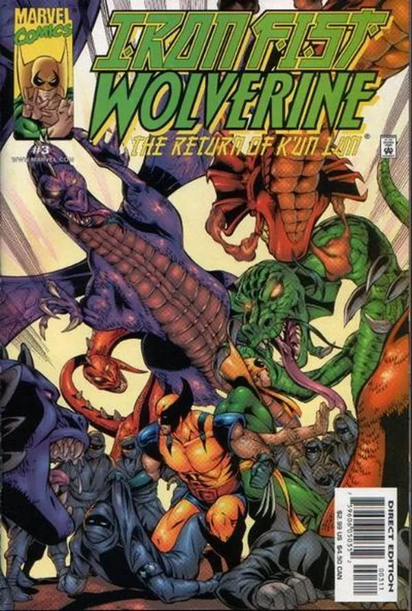 Cover of Iron Fist: Wolverine #3