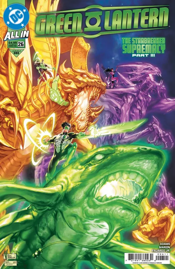 Cover of Green Lantern #26 (593)