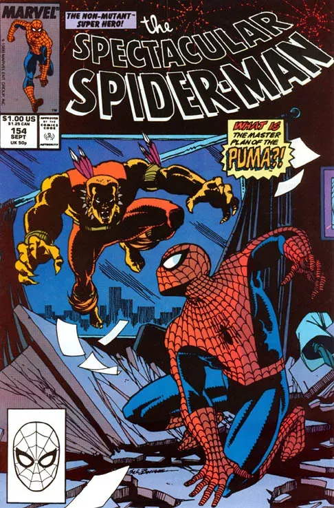 Cover of The Spectacular Spider-Man #154