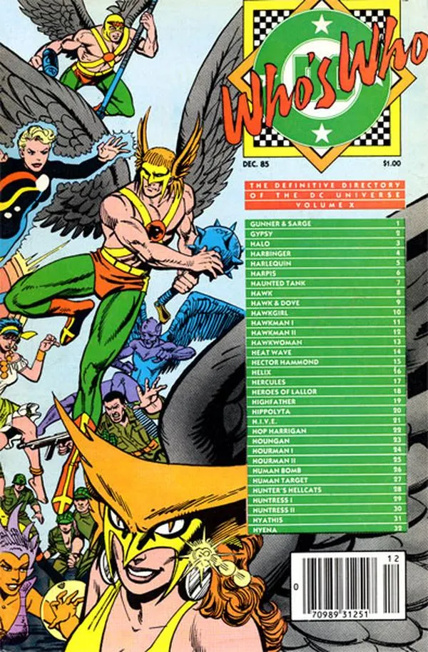Cover of Who's Who: The Definitive Directory of the DC Universe #10
