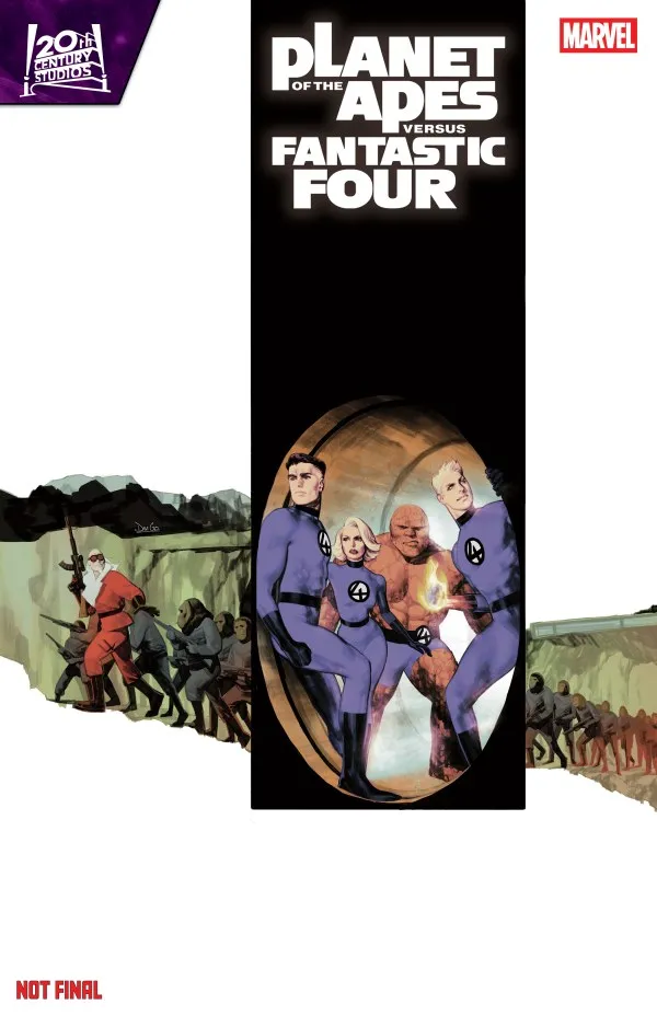 Cover of Planet of the Apes vs. Fantastic Four #2