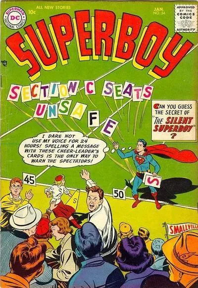 Cover of Superboy #54