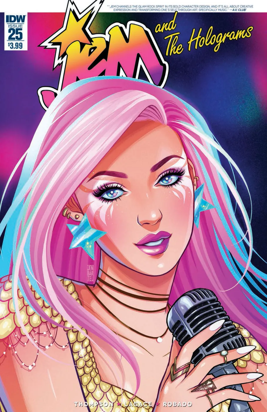 Cover of Jem and the Holograms #25