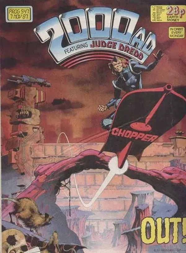 Cover of 2000 AD #547