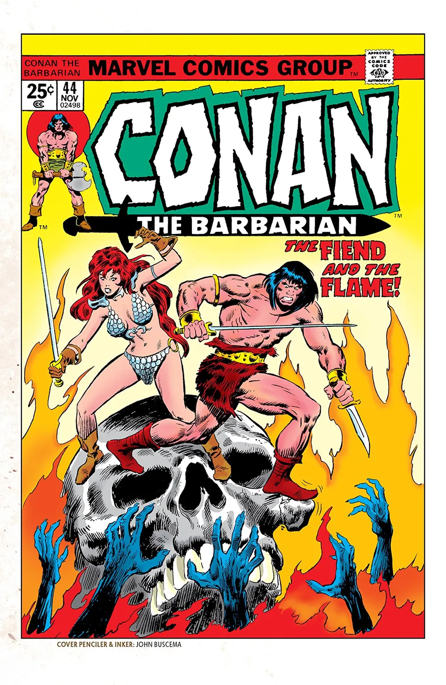 Cover of Conan the Barbarian #44