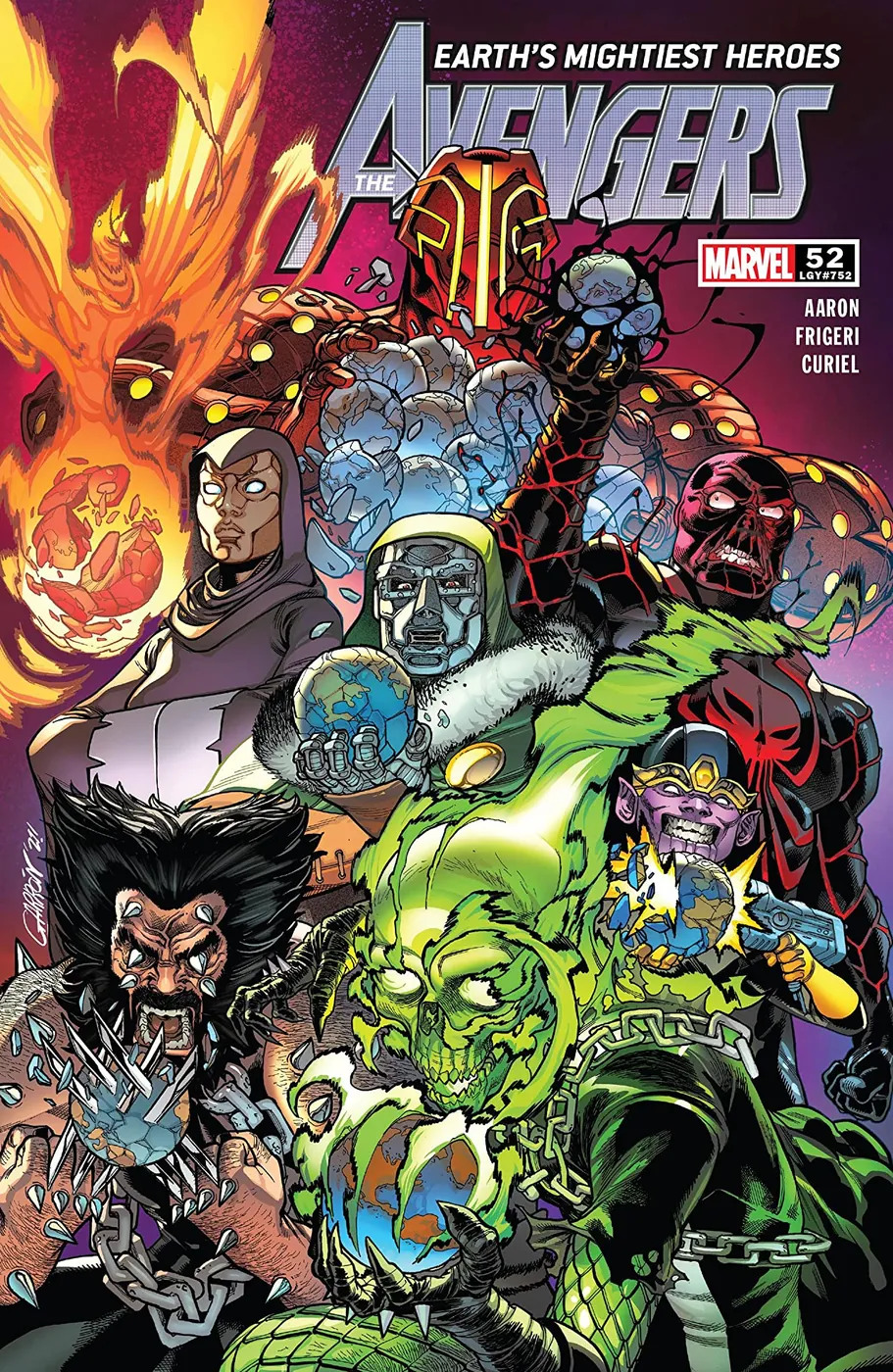 Cover of Avengers #52 (752)