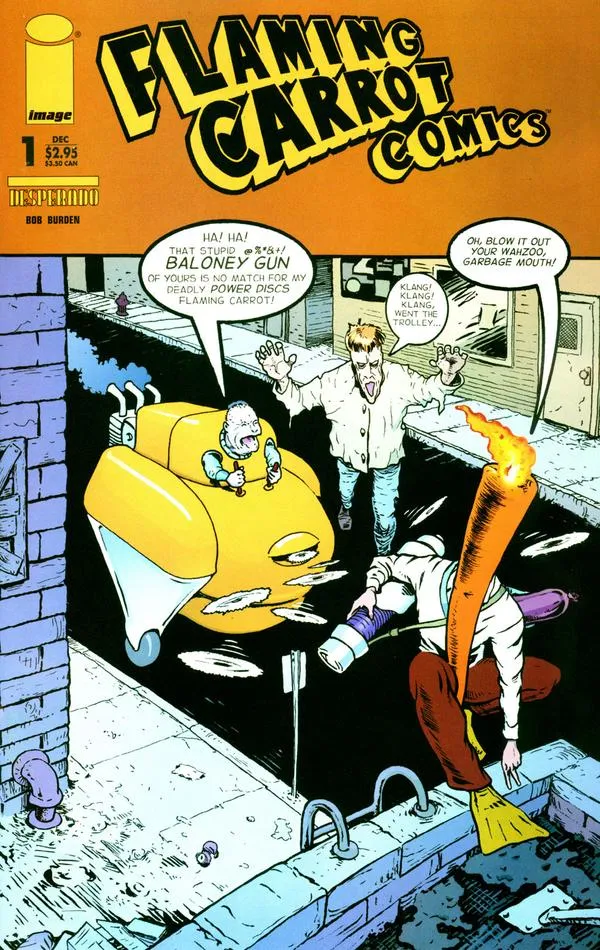 Cover of Flaming Carrot Comics #1