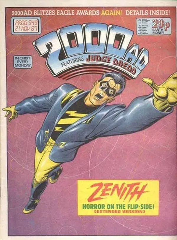 Cover of 2000 AD #549