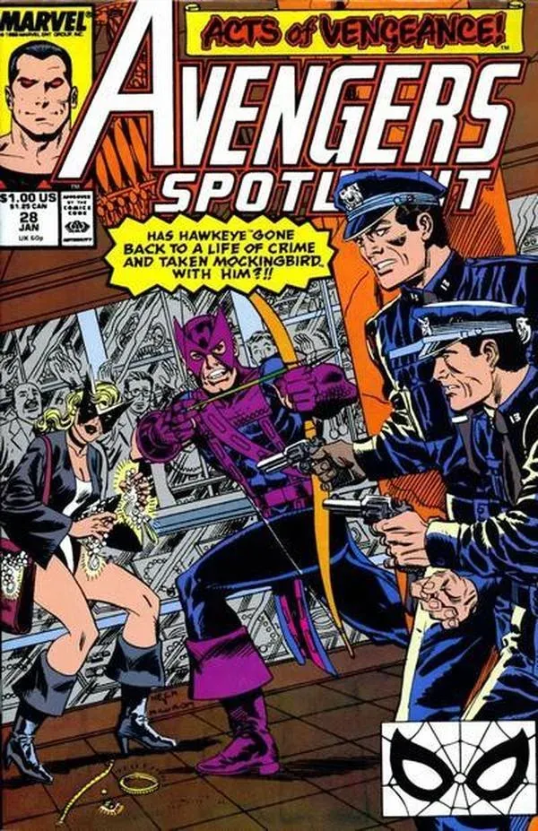 Cover of Avengers Spotlight #28