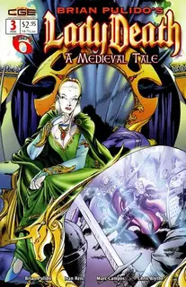 Cover of Brian Pulido's Lady Death: A Medieval Tale #3