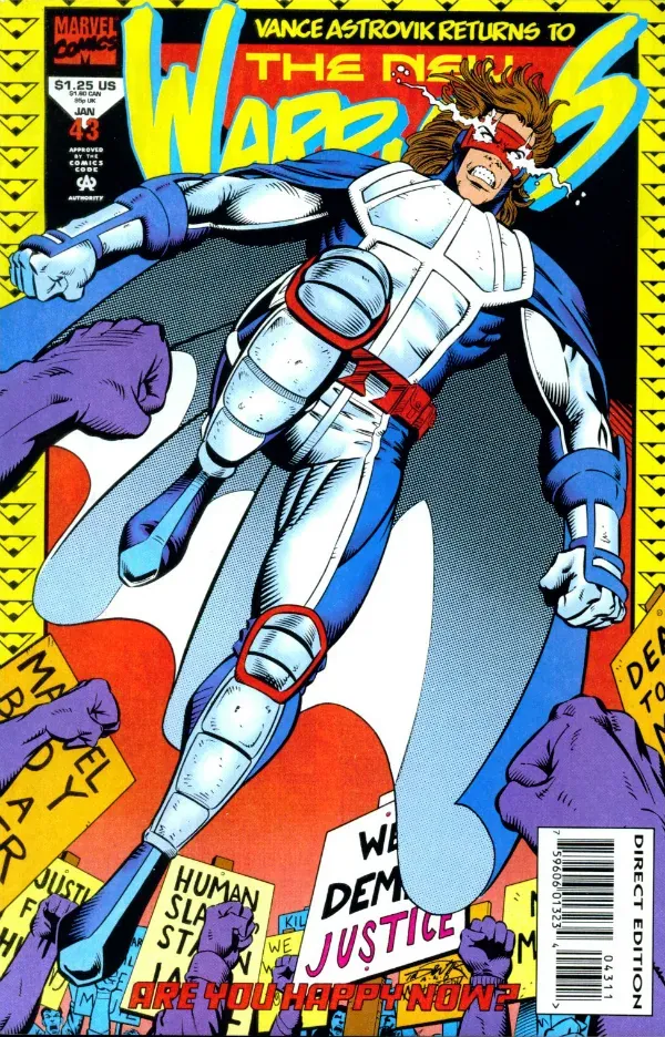 Cover of The New Warriors #43