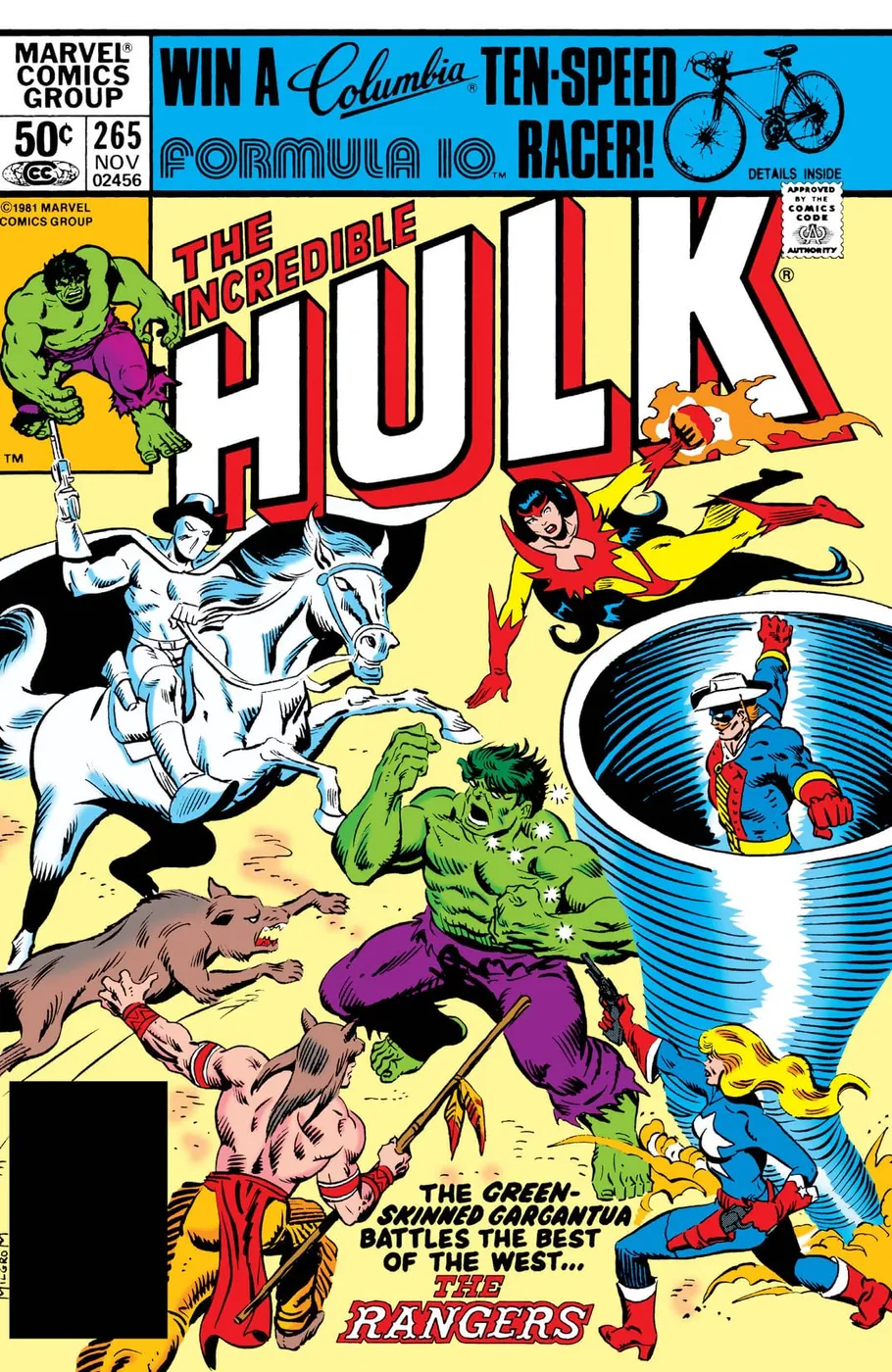 Cover of The Incredible Hulk #265