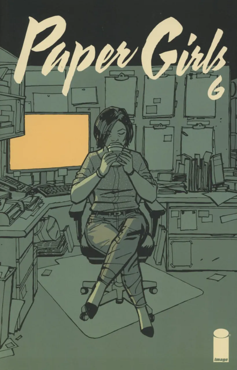 Cover of Paper Girls #6