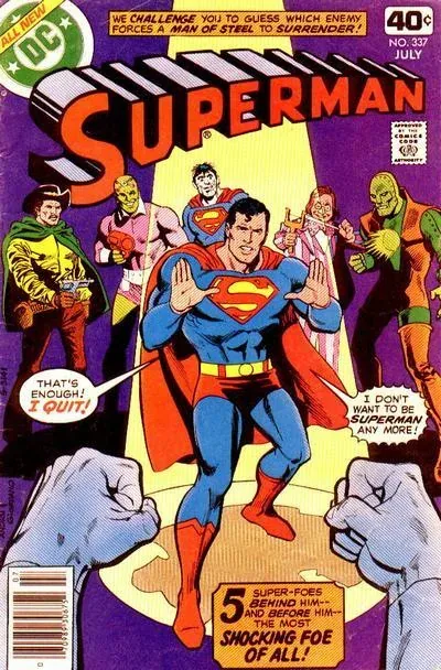 Cover of Superman #337