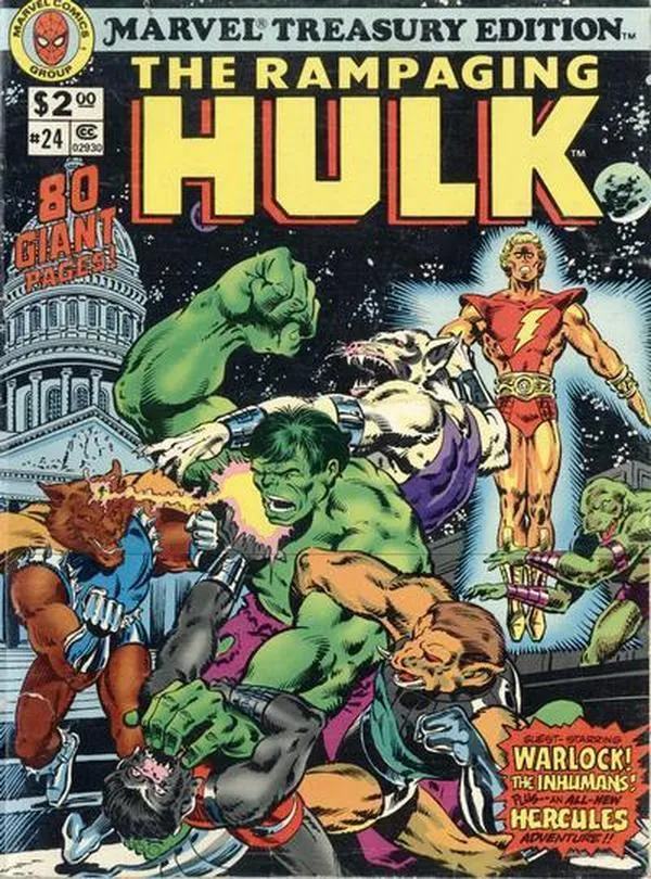 Cover of Marvel Treasury Edition #24