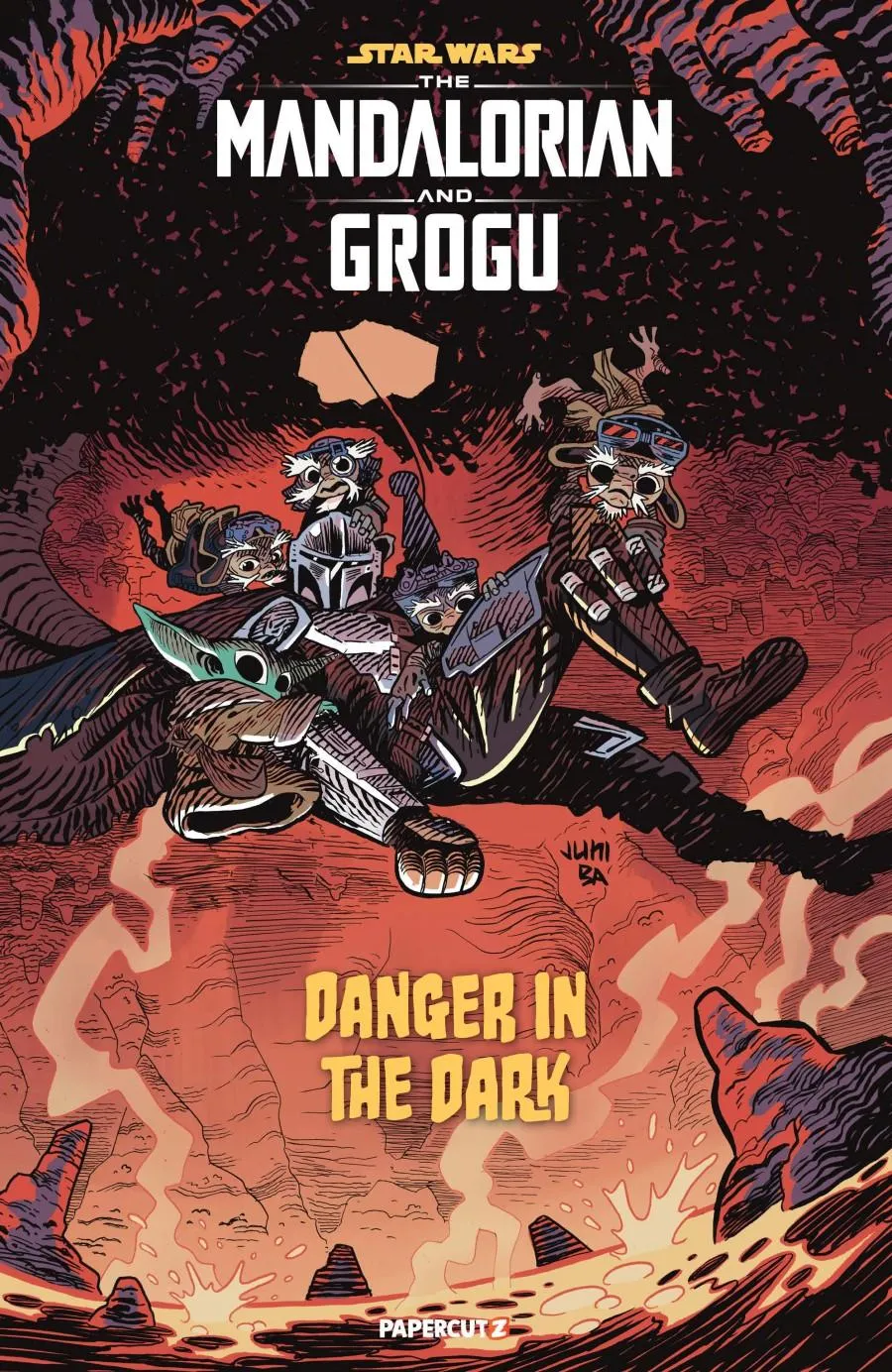 Cover of Star Wars: The Mandalorian & Grogu – Danger in the Dark #1