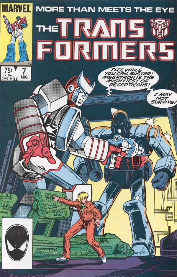Cover of The Transformers #7