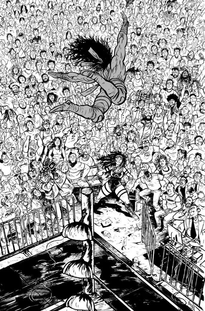 Cover of Do a PowerBomb Black & White #1
